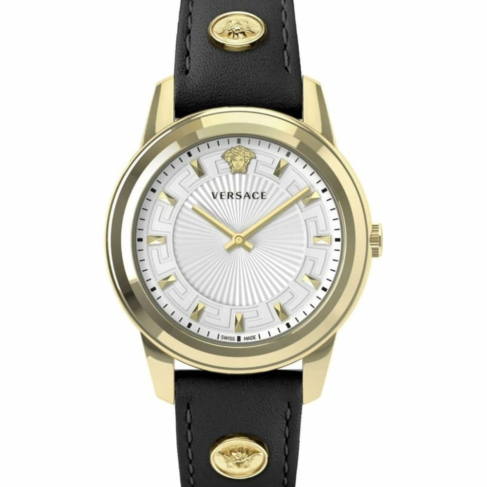 🔥New Versace Gold White Dial Ladies Watch